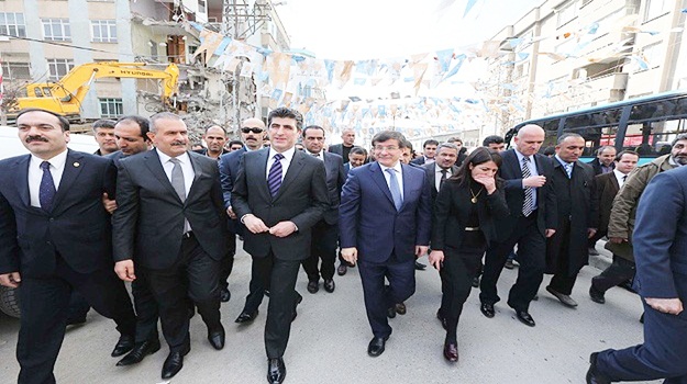 Davutoğlu ve Barzani'den enerjide işbirliği vurgusu