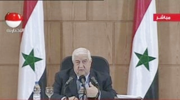 Muallim : Suriye'ye saldırı İsrail ve Nusra Cephesi'nin çıkarına olur