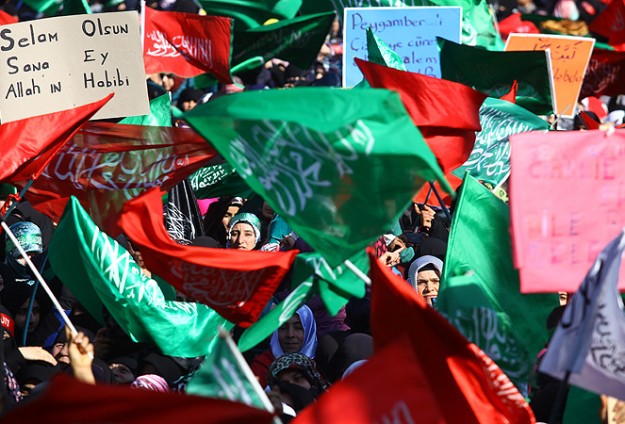 Diyarbakır'da "Peygambere Saygı" mitingi