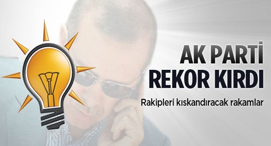 AK Parti Kayseri'de bir rekor kırdı