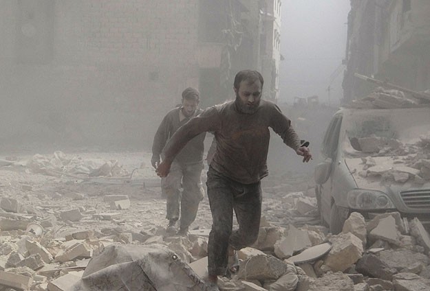 Şam'a vakum bombası atıldı
