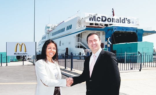 McDonald's denize açıldı