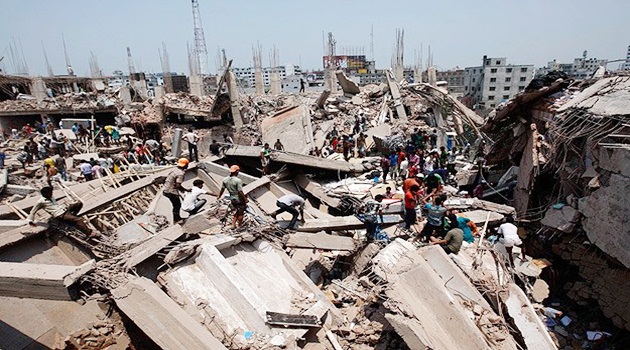 Bangladeş'te bina çöktü: 82 ölü