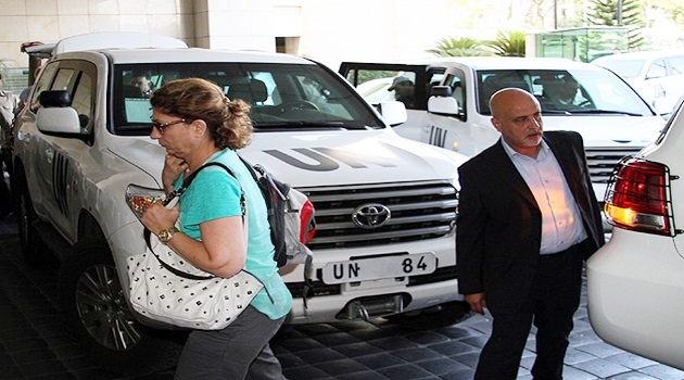BM heyeti Suriye'den ayrıldı