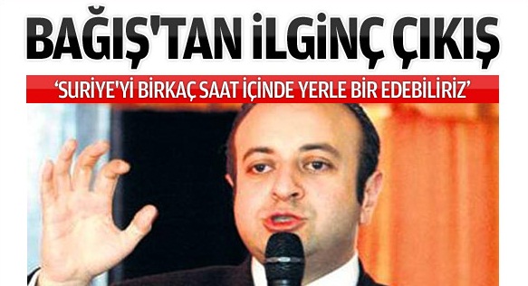 Egemen Bağış'tan ilginç çıkış
