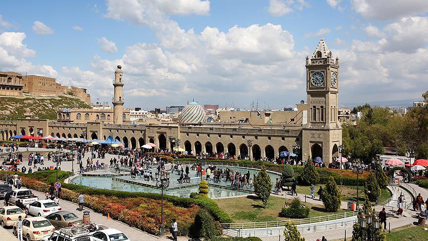 Erbil'in sembolü saat kulesi 'ekonomik kriz' kurbanı