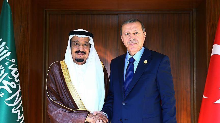 Cumhurbaşkanı Erdoğan, Suud Kralı Selman ile telefonda görüştü