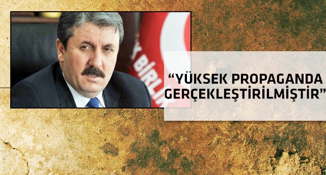 Mustafa Destici'den ilginç değerlendirme!