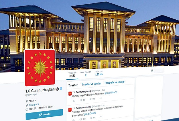 Cumhurbaşkanlığının sosyal medyadaki adresleri değişti