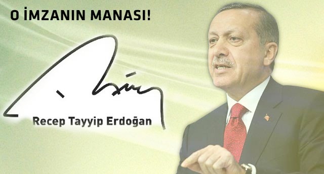 Başbakan'ın imzasındaki büyük sır!
