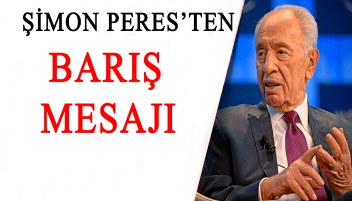Peres: Filistinlilerle barış yapabiliriz
