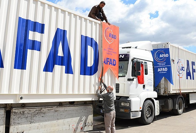AFAD Irak'a 150 yardım tırı gönderdi