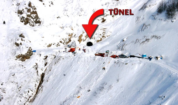 Çığ bölgesinde arama kurtarma çalışmaları devam ediyor