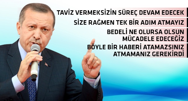 Başbakan Erdoğan: Çözüm süreci tavizsiz devam edecek