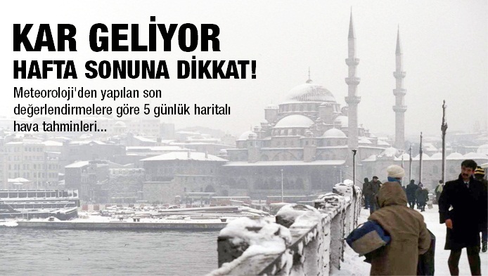 Dikkat Kar Yağışı Geliyor!