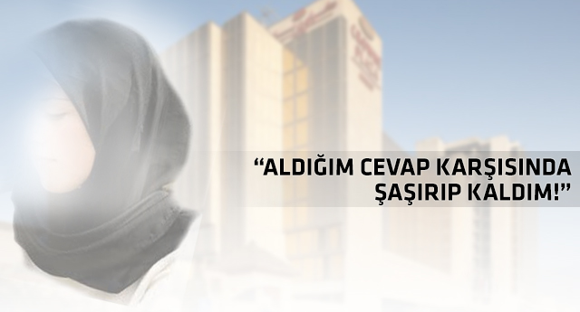 Başını örtünce oteldeki işine son verdiler!