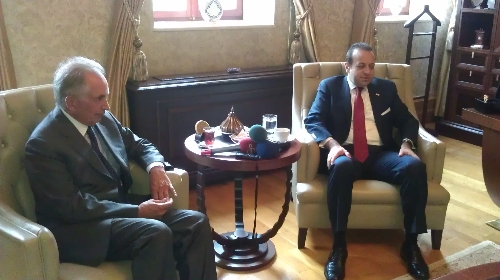 AB Türkiye Delegasyonu Eski Başkanı Marc Pierini'den Bağışa ziyaret