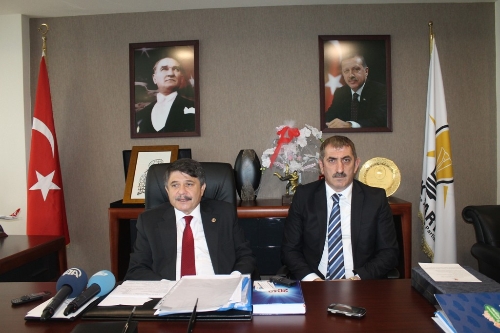 AK Parti Milletvekili Hüseyin Tanrıverdi, Fuat Köktaş'ı ziyaret etti