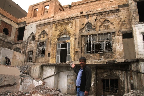 Almanların Mardin'de karargah olarak kullandığı tarihi konak gün yüzüne çıktı