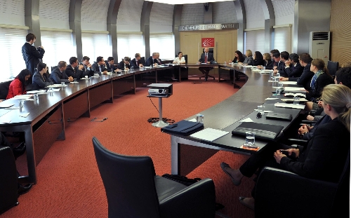 Almanya Körber Vakfı yetkilileri, Kılıçdaroğlu'nu ziyaret etti