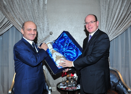 Bakan Bayraktar Monaco Prensi 2. Albert'le görüştü