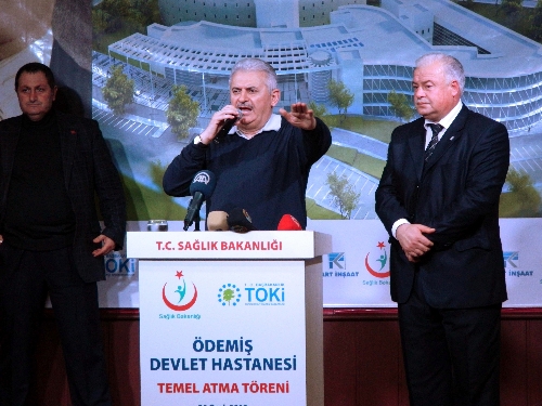 Bakan Yıldırım, Ödemiş'te hastane temeli attı