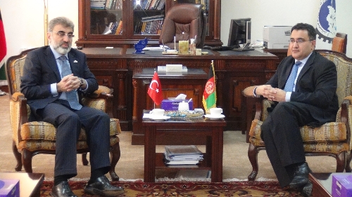 Bakan Yıldız, Afganistan Madenler Bakanı Şehrani ile görüştü