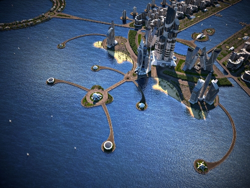 Bakü'nün 100 milyar dolarlık çılgın projesi: Hazar'da adacıklar şehri kuruluyor