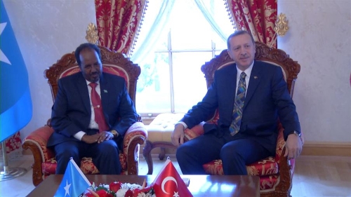 Başbakan Erdoğan, Somali Cumhurbaşkanı Mahmud ile görüştü