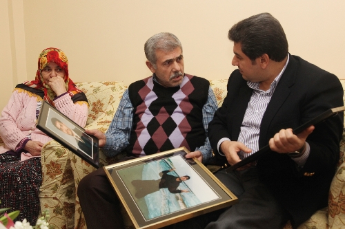 Başkan Göksu'dan şehit ailesine ziyaret