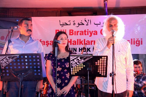 BDP'lilerin şöleni'ni protesto eden kişi gözaltına alındı
