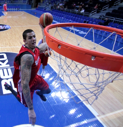 Beko All-Star 2013 oyuncuları Arena'da çalıştı