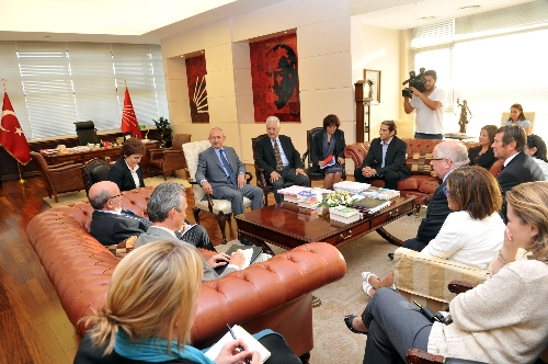 Belçikalı reformculardan Kılıçdaroğlu'na ziyaret
