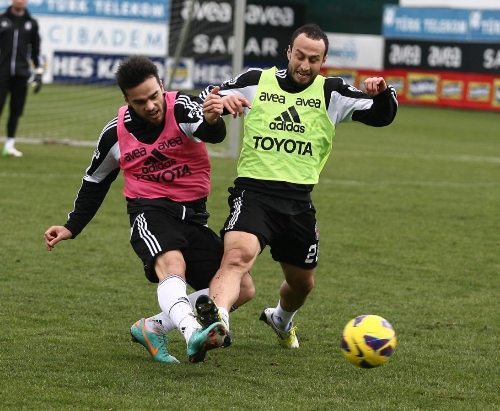Beşiktaş, Galatasaray maçının hazırlıklarını sürdürdü