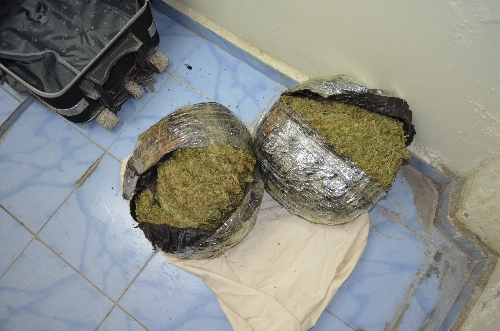 Birecik'te 13 kilogram esrar maddesi ele geçirildi