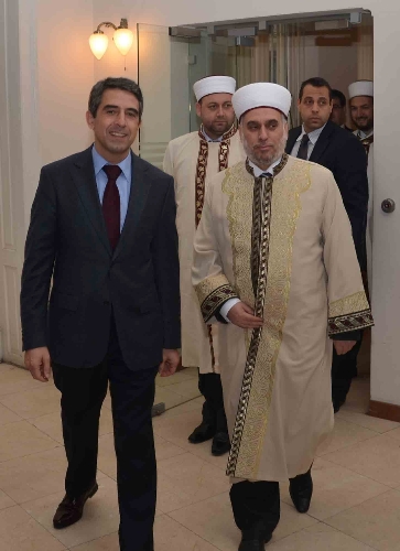 Bulgaristan cumhurbaşkanı, Başmüftü Aliş'i ziyaret etti.