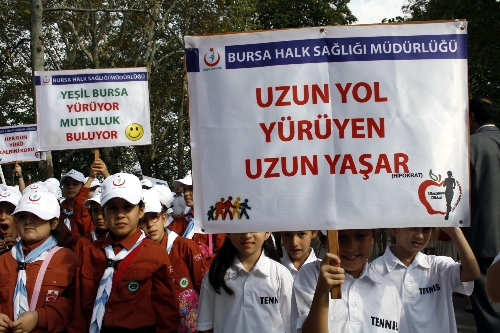 Bursa halkı sağlık için yürüdü