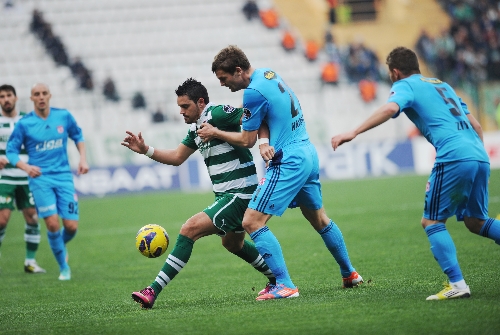 Bursaspor: 0 - Sivasspor: 0 (İlk Yarı)