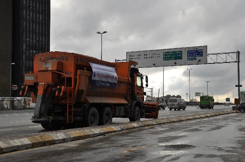 Büyükşehir tedbir aldı, kar yağışı gecikti (Özel)
