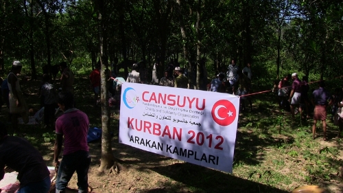 Cansuyu ekibi Arakanlı mültecilerin kamplarına ulaştı