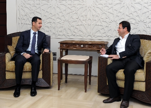 CHP Hatay Milletvekili Eryılmaz, Esed'le görüştü