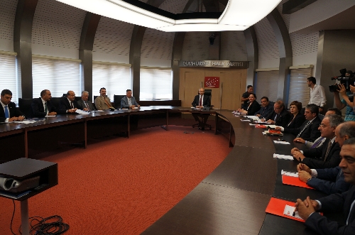 CHP MYK toplantısı başladı