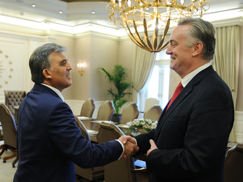 Cumhurbaşkanı Gül, Bosna-Hersek Dışişleri Bakanı Lagumdzija'yı kabul etti