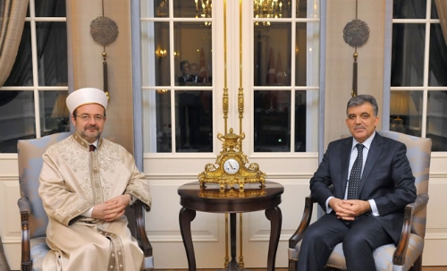 Cumhurbaşkanı Gül, Diyanet İşleri Başkanı Görmez'i kabul etti