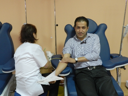 Devlet Hastanesi'nden basına sağlık taraması