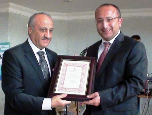 Diyanet İşleri Başkanı Görmez'den Kaymakam Atik'e teşekkür belgesi