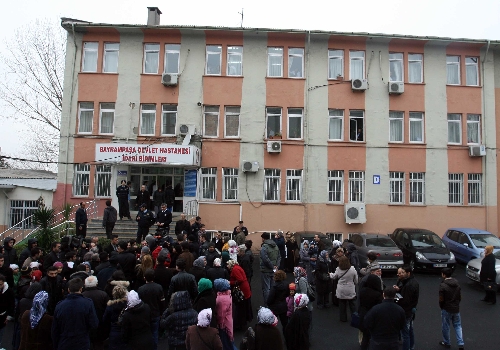 Doktora darp güvenlik kamerasında