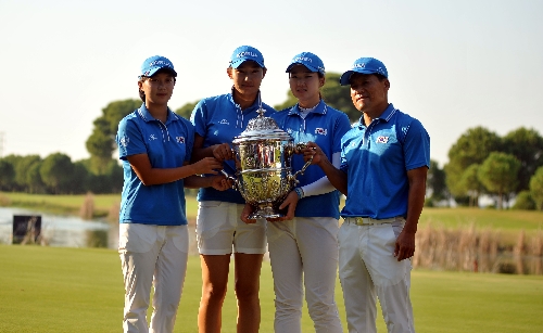 Dünya Amatör Golf Şampiyonası'nda kupa Güney Kore'nin