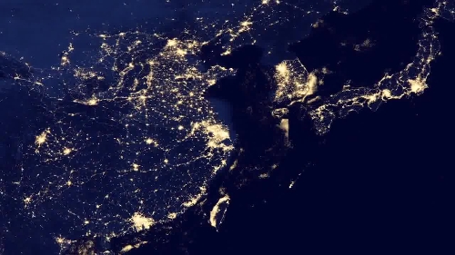Dünya'yı gece hiç böyle net görmediniz