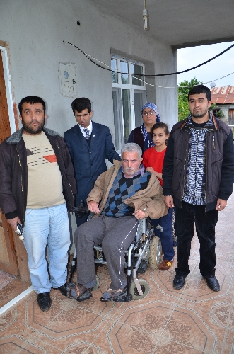 Engelli vatandaşa akülü sandalye